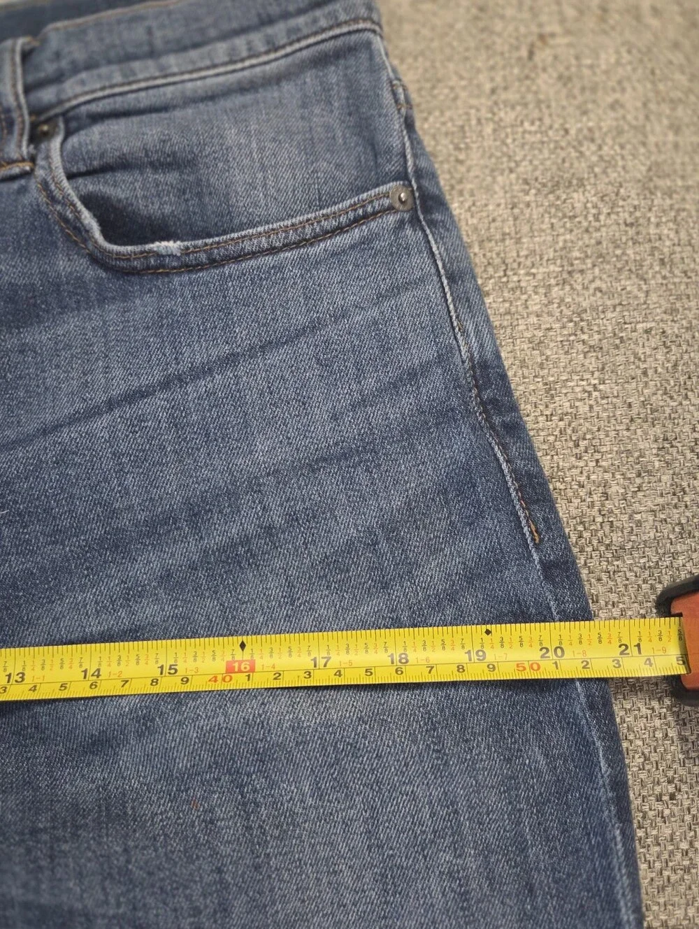J. Crew Jeans Mens 32x26 484 Slim-fit in stretch broken-in Japanese denim J5026